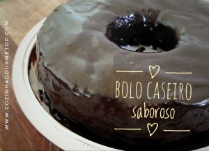 bolo de chocolate com cobertura 300x216 - Bolo caseiro 7 receitas para todas as ocasiões