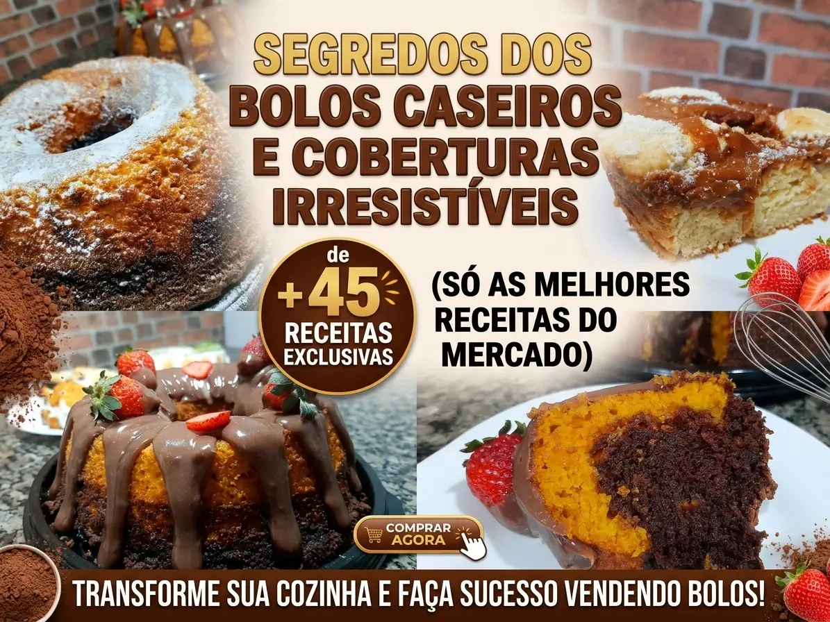 receita de bolo caseiro - Ebook P&atilde;o de mel Atualizado Ifood