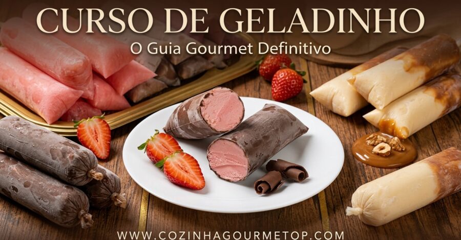 Curso em vídeo+ de 75 receitas Geladinhos Gourmet