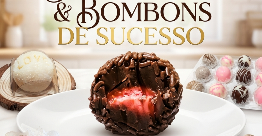 Curso de Brigadeiros e Bombom Profissional+Marketing