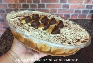 banoffee de banana 300x203 - Farofa de biscoito maizena Para Tortas e sobremesas