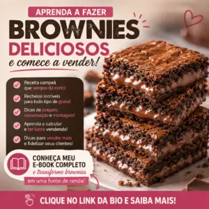 brownie lucrativos 300x300 - Brownie Para Vender: Da Receita &agrave; Venda no Delivery e iFood