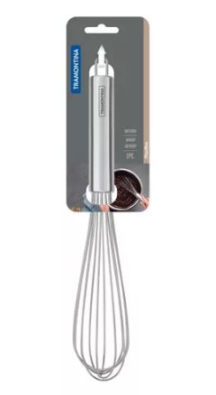 Fouet Batedor Tramontina Marffim Em Aço Inox 37 Cm