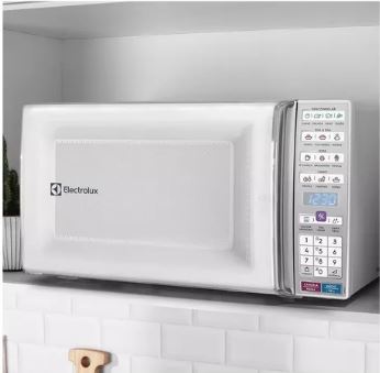 Micro-ondas Electrolux de bancada Branco com Função Tira Odor e Manter Aquecido 34L MEO44