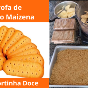 Farofa de biscoito maizena Para Tortas e sobremesas