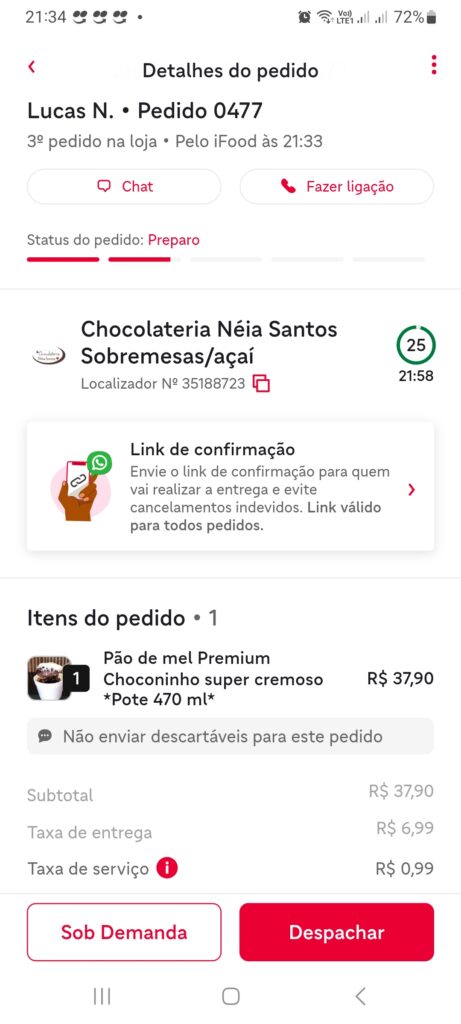 ifood 16 461x1024 - Ebook P&atilde;o de mel Atualizado Ifood