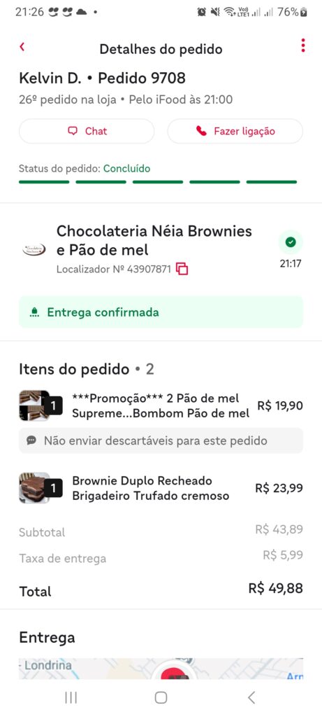 ifood 22 461x1024 - Ebook P&atilde;o de mel Atualizado Ifood