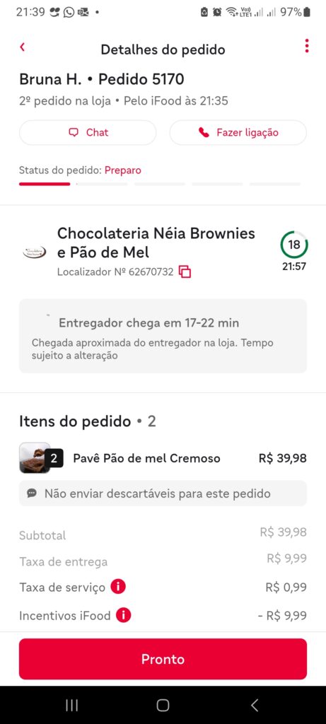 ifood 27 461x1024 - Ebook P&atilde;o de mel Atualizado Ifood