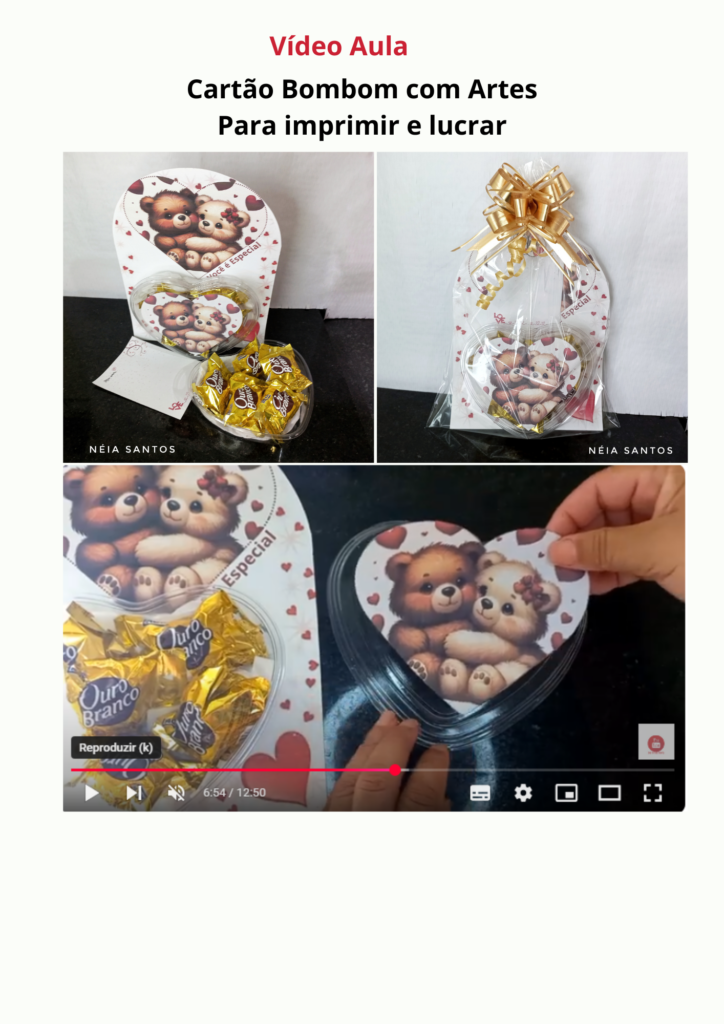 Cartao Bombom com Artes Para imprimir e lucrar 724x1024 - Curso de Presentes lucrativos no Ifood