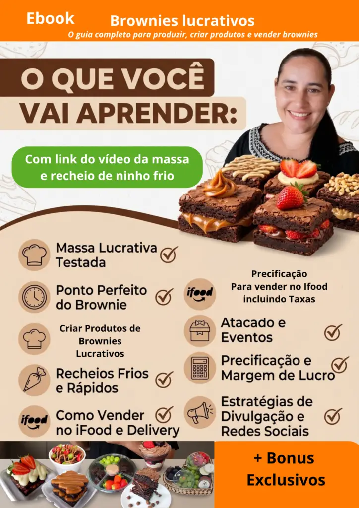 Ebook Pao de mel Exclusivo  724x1024 - Ebook Brownie Que vende